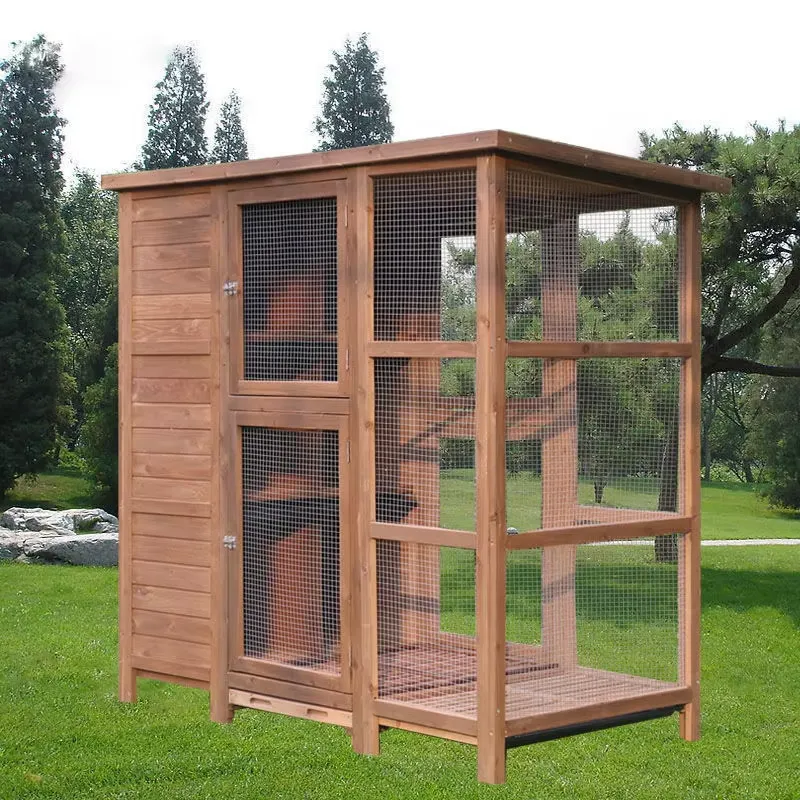 Sustainable Living House - Klatka dla ptaków Domowa Połączona Budka